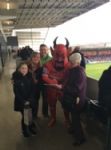 Salford Red Devils mascot signs petition to Save The Grange